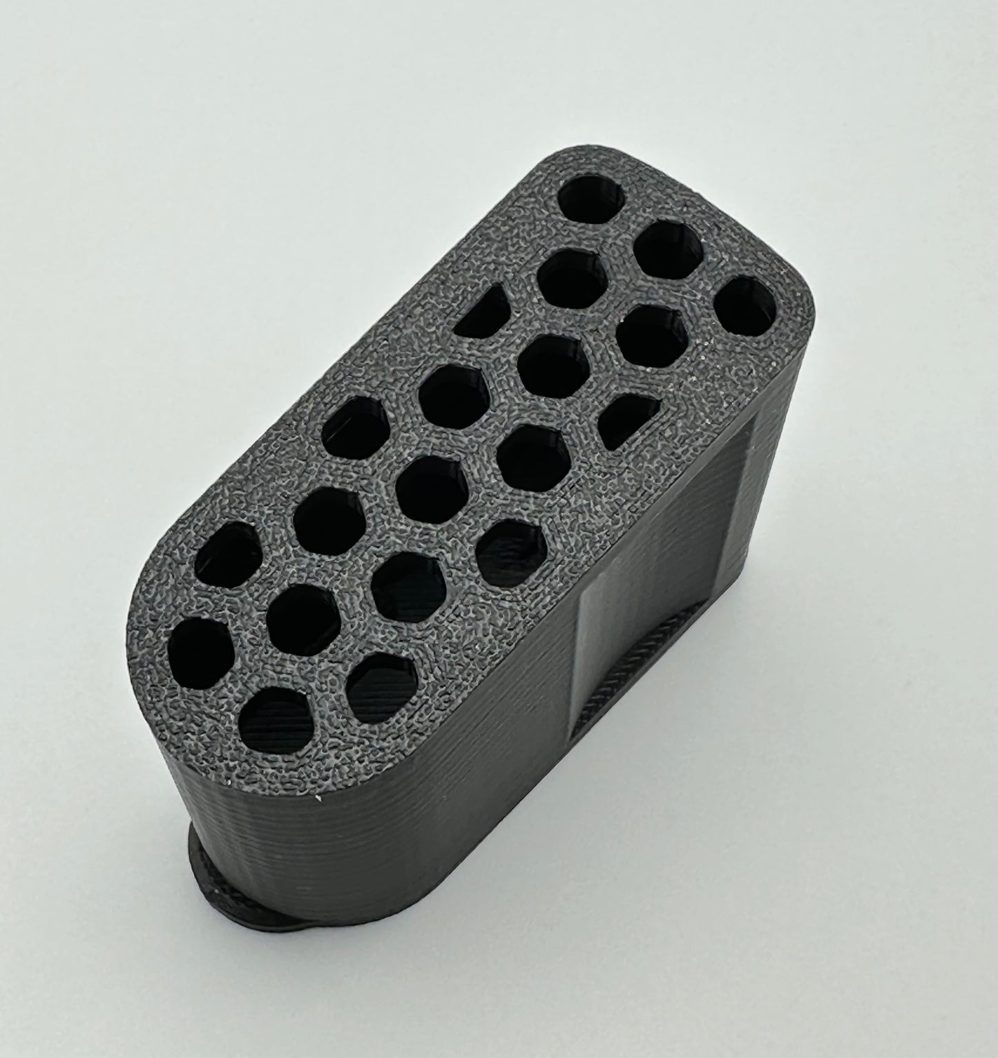SBA3 Storage Plug Insert Container with Clip-On Lid and Optional Rubber Pad
